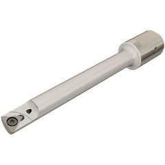 Iscar - 16mm Min Bore Diam, 141.99mm OAL, 16mm Shank Diam, IHAXF-E Indexable Boring Bar - 119.99mm Max Bore Depth, TPGX 73.. Insert - Eagle Tool & Supply