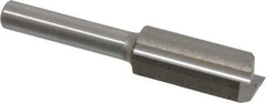 Amana Tool - 1/2" Diam, 1/4" Shank Diam, 1" Length of Cut, 2 Flute Straight Router Bit - 2-1/8" Overall Length, Carbide Tipped - Eagle Tool & Supply