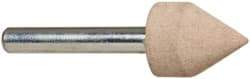 Cratex - 11/16" Head Diam x 7/8" Thickness, A14, Pointed Cylinder End, Aluminum Oxide Mounted Point - Fine Grade, 120 Grit, 30,750 RPM - Eagle Tool & Supply