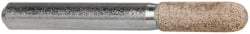 Cratex - 1/4" Head Diam x 3/4" Thickness, A24, Ball Nose End, Aluminum Oxide Mounted Point - Medium Grade, 80 Grit, 36,370 RPM - Eagle Tool & Supply