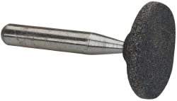 Cratex - 5/8" Head Diam x 5/8" Thickness, B41, Tree End, Aluminum Oxide Mounted Point - Medium Grade, 80 Grit, 17,620 RPM - Eagle Tool & Supply