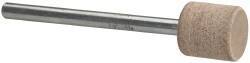 Cratex - 3/8" Head Diam x 3/8" Thickness, W175, Cylinder End, Aluminum Oxide Mounted Point - Fine Grade, 120 Grit, 24,150 RPM - Eagle Tool & Supply