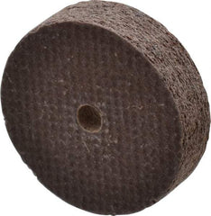 Cratex - 1" Diam x 1/8" Hole x 1/4" Thick, 54 Grit Surface Grinding Wheel - Aluminum Oxide, Type 1, Coarse Grade, 54,240 Max RPM, No Recess - Eagle Tool & Supply