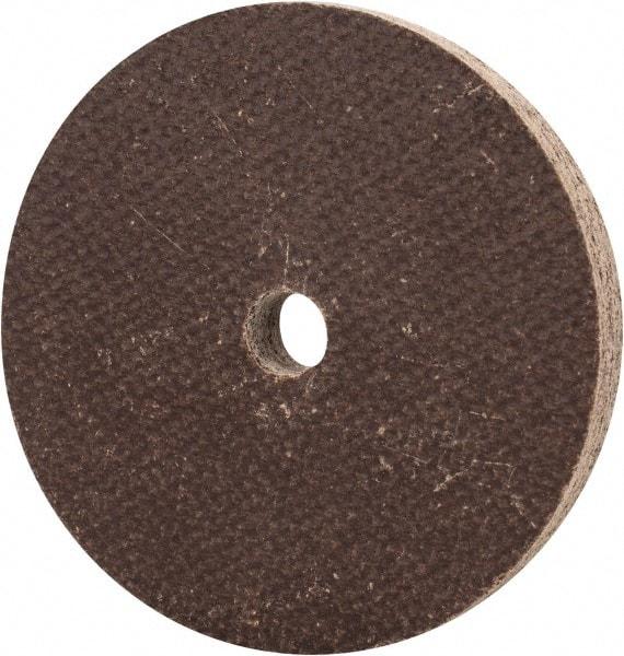 Cratex - 2" Diam x 1/4" Hole x 1/4" Thick, 54 Grit Surface Grinding Wheel - Aluminum Oxide, Type 1, Coarse Grade, 27,120 Max RPM, No Recess - Eagle Tool & Supply