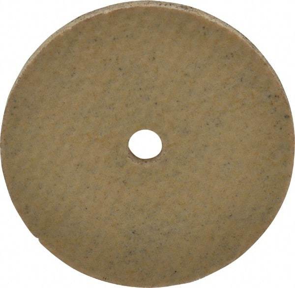 Cratex - 1" Diam x 1/8" Hole x 1/16" Thick, 80 Grit Surface Grinding Wheel - Aluminum Oxide, Type 1, Medium Grade, 36,290 Max RPM, No Recess - Eagle Tool & Supply