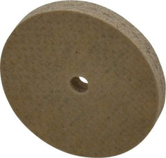 Cratex - 1" Diam x 1/8" Hole x 1/8" Thick, 80 Grit Surface Grinding Wheel - Aluminum Oxide, Type 1, Medium Grade, 36,290 Max RPM, No Recess - Eagle Tool & Supply