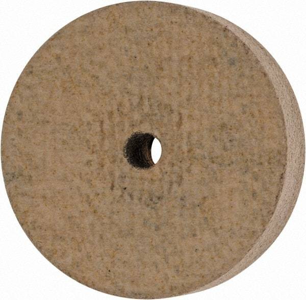 Cratex - 1" Diam x 1/8" Hole x 1/4" Thick, 120 Grit Surface Grinding Wheel - Aluminum Oxide, Type 1, Fine Grade, 36,290 Max RPM, No Recess - Eagle Tool & Supply