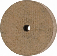 Cratex - 1" Diam x 1/8" Hole x 1/4" Thick, 120 Grit Surface Grinding Wheel - Aluminum Oxide, Type 1, Fine Grade, 36,290 Max RPM, No Recess - Eagle Tool & Supply