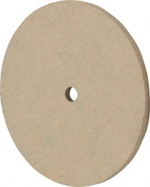 Cratex - 3" Diam x 1/4" Hole x 1/8" Thick, 120 Grit Surface Grinding Wheel - Aluminum Oxide, Type 1, Fine Grade, 12,095 Max RPM, No Recess - Eagle Tool & Supply