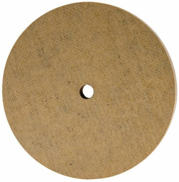 Cratex - 3" Diam x 1/4" Hole x 1/4" Thick, 120 Grit Surface Grinding Wheel - Aluminum Oxide, Type 1, Fine Grade, 12,095 Max RPM, No Recess - Eagle Tool & Supply