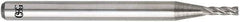 OSG - 0.89mm, 0.109" LOC, 1/8" Shank Diam, 1-1/2" OAL, 4 Flute, Solid Carbide Square End Mill - Single End, Uncoated, Spiral Flute, 30° Helix, Centercutting, Right Hand Cut, Right Hand Flute - Eagle Tool & Supply