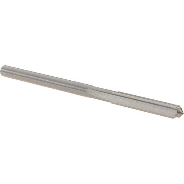 OSG - 11/64" Solid Carbide Chucking Reamer - Straight Flute, 5/32" Straight Shank, 7/8" Flute Length, 2-3/4" OAL - Eagle Tool & Supply