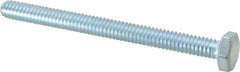 Made in USA - 1/4-20 UNC, 3" Length Under Head Hex Head Cap Screw - Eagle Tool & Supply