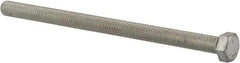 Value Collection - 3/8-16 UNC, 6" Length Under Head Hex Head Cap Screw - Fully Threaded, Grade 5 Steel, Zinc-Plated Finish, 9/16" Hex - Eagle Tool & Supply