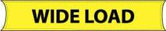 NMC - Wide Load, 96 Inch Long x 18 Inch High, Safety Banner - Vinyl-Laminated Nylon, English, Printed on 1 Side - Eagle Tool & Supply