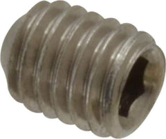 Value Collection - M5x0.80 Metric Coarse, 6mm OAL, Cup Point Set Screw - Grade 18-8 & Austenitic A2 Stainless Steel, 2.5mm Key - Eagle Tool & Supply