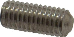 Value Collection - M5x0.80 Metric Coarse, 12mm OAL, Cup Point Set Screw - Grade 18-8 & Austenitic A2 Stainless Steel, 2.5mm Key - Eagle Tool & Supply