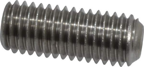 Value Collection - M10x1.50 Metric Coarse, 25mm OAL, Cup Point Set Screw - Grade 18-8 & Austenitic A2 Stainless Steel, 5mm Key - Eagle Tool & Supply