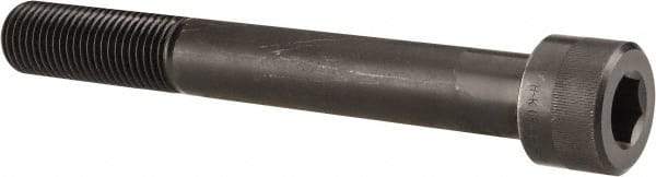 Holo-Krome - 1-1/4 - 7 UNC Hex Socket Drive, Socket Cap Screw - Alloy Steel, Black Oxide Finish, Partially Threaded, 10" Length Under Head - Eagle Tool & Supply