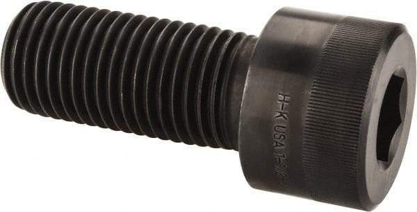Holo-Krome - 1-1/2 - 6 UNC Hex Socket Drive, Socket Cap Screw - Alloy Steel, Black Oxide Finish, Fully Threaded, 3-1/2" Length Under Head - Eagle Tool & Supply