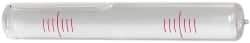 SPI - 3-3/4" Long x 19/32" Wide, Level Replacement Vial Mount - Clear, Use with Ducourret Block Levels - Eagle Tool & Supply