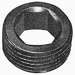 Holo-Krome - #10-24 UNC, 1/8" OAL, Socket Jam Screw - 3/32" Hex Key, Alloy Steel, Uncoated - Eagle Tool & Supply