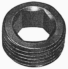 Holo-Krome - 7/16-14 UNC, 7/32" OAL, Socket Jam Screw - 7/32" Hex Key, Alloy Steel, Uncoated - Eagle Tool & Supply
