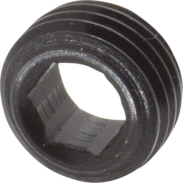 Holo-Krome - 1/2-20 UNF, 1/4" OAL, Socket Jam Screw - 1/4" Hex Key, Alloy Steel, Uncoated - Eagle Tool & Supply