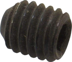 Holo-Krome - 3/8-16 UNC, 7/16" OAL, Cup Point Set Screw - Grade 8 Alloy Steel, 3/16" Key - Eagle Tool & Supply