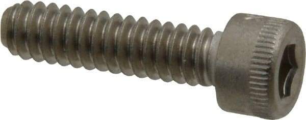 Holo-Krome - #10-24 UNC Hex Socket Drive, Socket Cap Screw - Grade 18-8 Stainless Steel, Uncoated, Fully Threaded, 3/4" Length Under Head - Eagle Tool & Supply