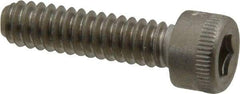 Holo-Krome - #10-24 UNC Hex Socket Drive, Socket Cap Screw - Grade 18-8 Stainless Steel, Uncoated, Fully Threaded, 3/4" Length Under Head - Eagle Tool & Supply