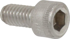 Holo-Krome - #10-32 UNF Hex Socket Drive, Socket Cap Screw - Grade 18-8 Stainless Steel, Uncoated, Fully Threaded, 3/8" Length Under Head - Eagle Tool & Supply