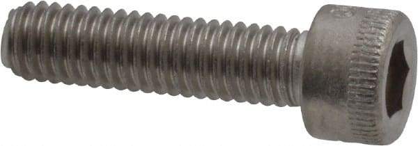 Holo-Krome - #10-32 UNF Hex Socket Drive, Socket Cap Screw - Grade 18-8 Stainless Steel, Uncoated, Fully Threaded, 3/4" Length Under Head - Eagle Tool & Supply