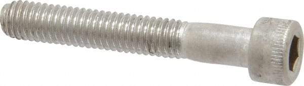 Holo-Krome - #10-32 UNF Hex Socket Drive, Socket Cap Screw - Grade 18-8 Stainless Steel, Uncoated, Partially Threaded, 1-1/4" Length Under Head - Eagle Tool & Supply