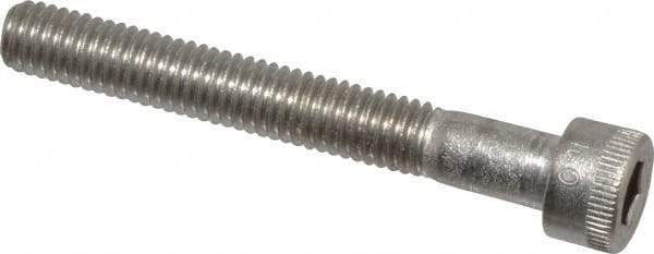 Holo-Krome - #10-32 UNF Hex Socket Drive, Socket Cap Screw - Grade 18-8 Stainless Steel, Uncoated, Partially Threaded, 1-1/2" Length Under Head - Eagle Tool & Supply
