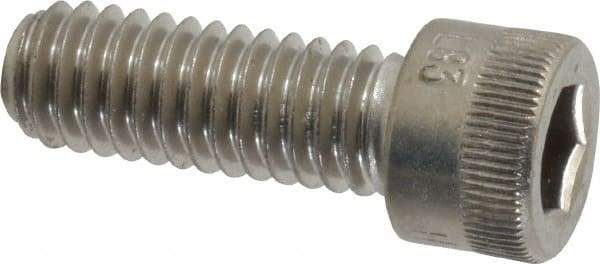 Holo-Krome - 5/16-18 UNC Hex Socket Drive, Socket Cap Screw - Grade 18-8 Stainless Steel, Uncoated, Fully Threaded, 7/8" Length Under Head - Eagle Tool & Supply