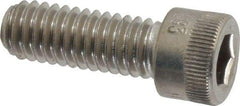 Holo-Krome - 5/16-18 UNC Hex Socket Drive, Socket Cap Screw - Grade 18-8 Stainless Steel, Uncoated, Fully Threaded, 7/8" Length Under Head - Eagle Tool & Supply