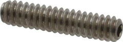 Value Collection - #4-40 UNC, 1/2" OAL, Cup Point Set Screw - Grade 18-8 Stainless Steel, 0.05" Key - Eagle Tool & Supply