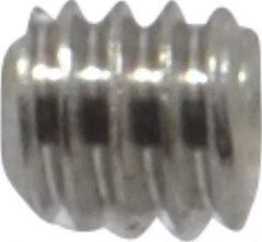 Value Collection - #5-40 UNC, 1/8" OAL, Cup Point Set Screw - Grade 18-8 Stainless Steel, 1/16" Key - Eagle Tool & Supply