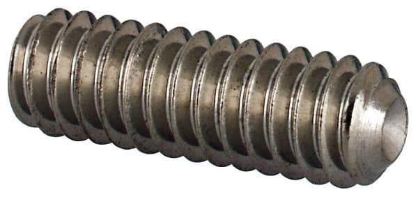 Value Collection - #5-40 UNC, 3/8" OAL, Cup Point Set Screw - Grade 18-8 Stainless Steel, 1/16" Key - Eagle Tool & Supply