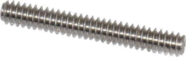Value Collection - #6-32 UNC, 1" OAL, Cup Point Set Screw - Grade 18-8 Stainless Steel, 1/16" Key - Eagle Tool & Supply