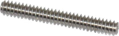 Value Collection - #6-32 UNC, 1" OAL, Cup Point Set Screw - Grade 18-8 Stainless Steel, 1/16" Key - Eagle Tool & Supply