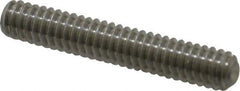 Value Collection - 1/4-20 UNC, 1-1/2" OAL, Cup Point Set Screw - Grade 18-8 Stainless Steel, 1/8" Key - Eagle Tool & Supply