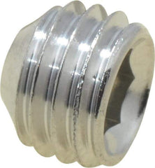 Value Collection - 1/4-28 UNF, 3/16" OAL, Cup Point Set Screw - Grade 18-8 Stainless Steel, 1/8" Key - Eagle Tool & Supply