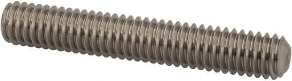 Value Collection - 5/16-18 UNC, 2" OAL, Cup Point Set Screw - Grade 18-8 Stainless Steel, 3/32" Key - Eagle Tool & Supply