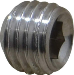 Value Collection - 5/16-24 UNF, 1/4" OAL, Cup Point Set Screw - Grade 18-8 Stainless Steel, 5/32" Key - Eagle Tool & Supply