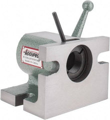 Accupro - Series 5C, 1/32 to 1-1/8" Collet Capacity, Horizontal/Vertical Standard Collet Holding Fixture - Manually Activated, 5" Base Diam Width, 4" High - Eagle Tool & Supply