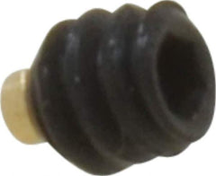 Made in USA - #6-32 UNC, 1/8" Length of Thread, Soft Tip Point Set Screw - Grade 8 Alloy Steel - Eagle Tool & Supply