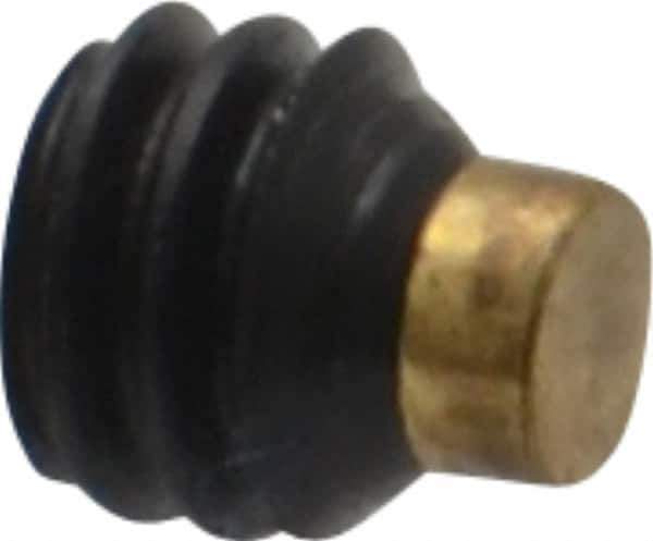 Made in USA - #8-32 UNC, 1/8" Length of Thread, Soft Tip Point Set Screw - Grade 8 Alloy Steel - Eagle Tool & Supply