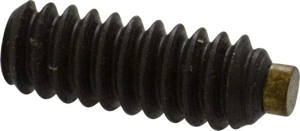 Made in USA - #10-24 UNC, 1/2" Length of Thread, Soft Tip Point Set Screw - Grade 8 Alloy Steel - Eagle Tool & Supply